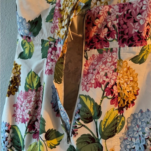 By Anthropologie beautiful Slim Square Neck Sheath Dress Hydrangea Floral 10 EUC - Picture 13 of 13